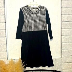 Calvin Klein black and knitted dress size XL